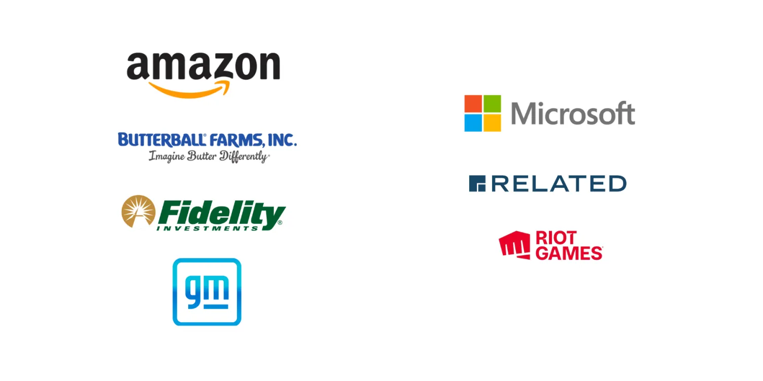 Seven past sponsors